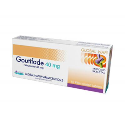 GOUTIFADE 40 MG ( FEBUXOSTAT ) 20 FILM-COATED TABLETS